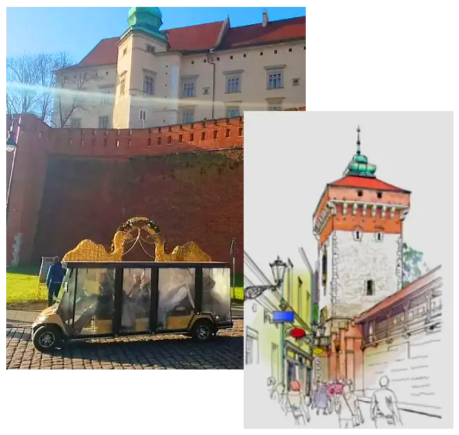 Zwiedzanie Krakowa Meleksem