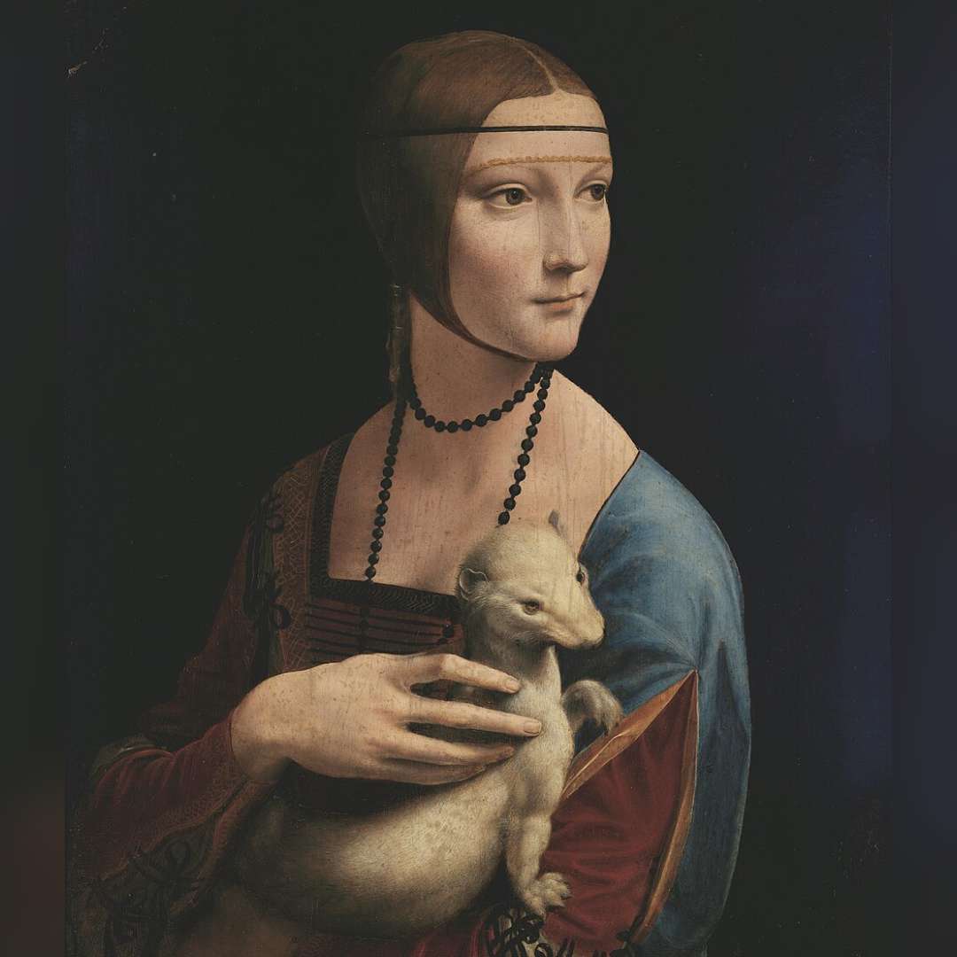 Dama z Łasiczką, Leonardo da Vinci, Wikipedia