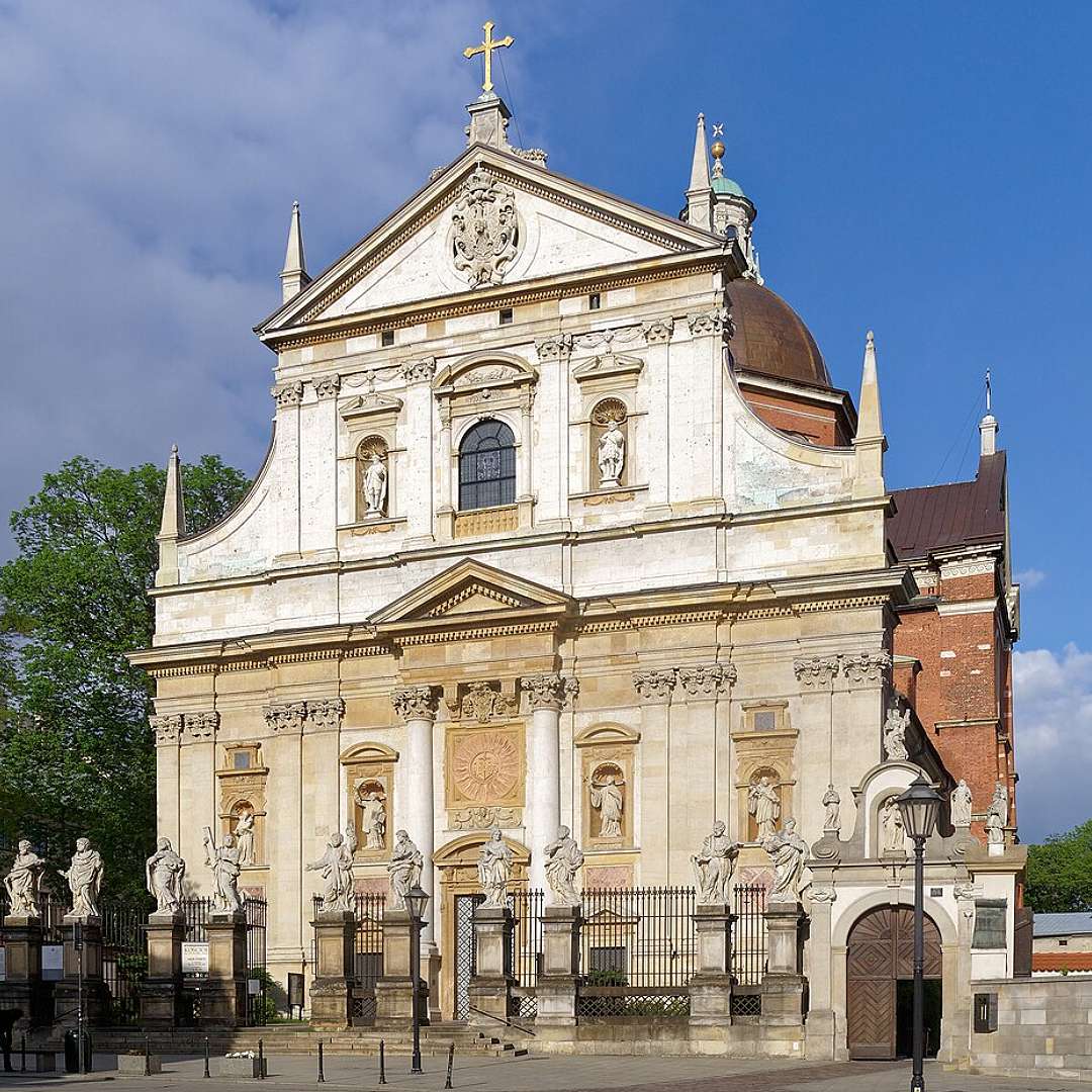 Kościół Świętych Apostołów Piotra i Pawła w Krakowie - Fot. Jakub Hałun, Wikipedia