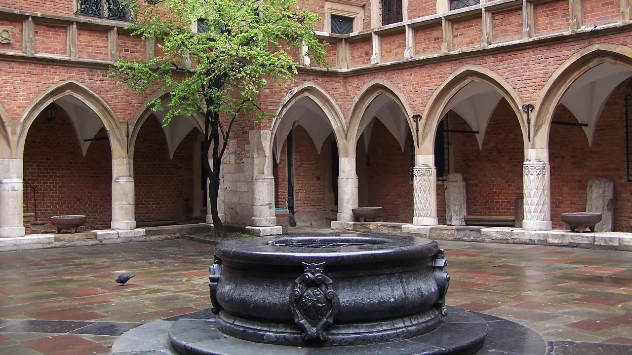 Collegium Maius w Krakowie, dziedziniec